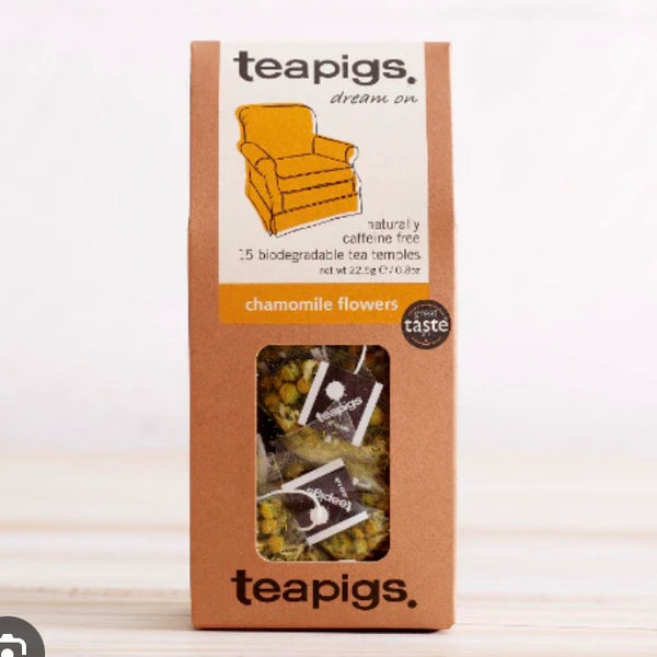 Chamomile Flowers Tea Temples from Teapigs