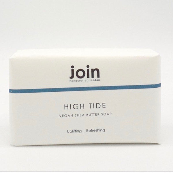 Join High Tide Vegan Shea Butter Soap on a white back ground