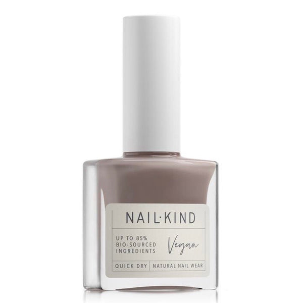Vegan Light Brown Nutz Nail varnish by Nailkind on white background