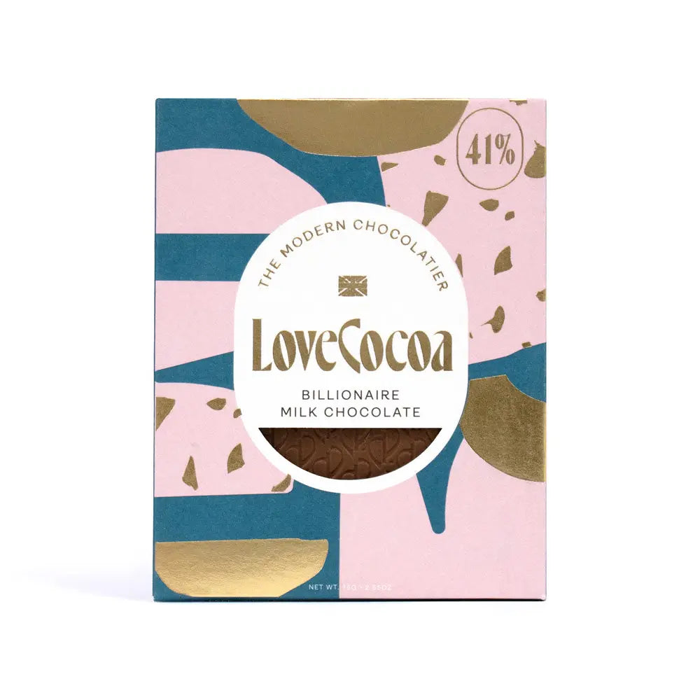 Billionaire Milk Chocolate Bar from Love Cocoa
