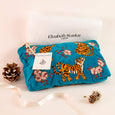 Elizabeth Scarlett Blue Tiger Pouch