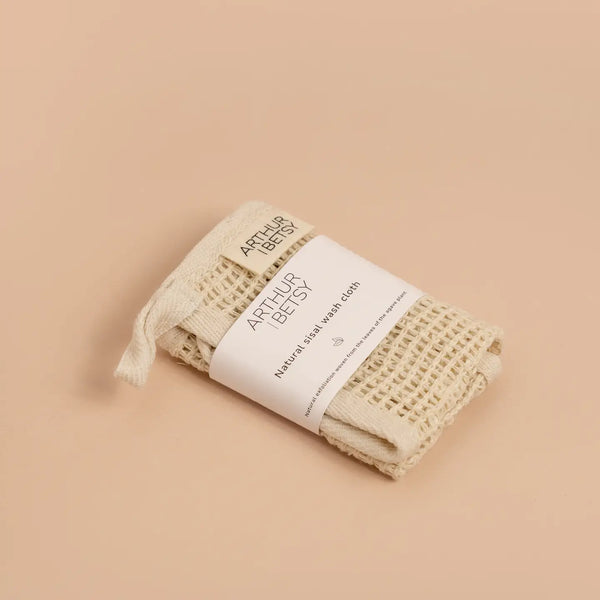 Natural Sisal Exfoliating Face Cloth from Arthur Betsy