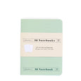 Pair (2) of A6 Green and Aqua Notebooks