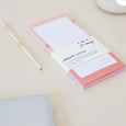Vent 4 Change Recycled Lined List pad - ideas pink