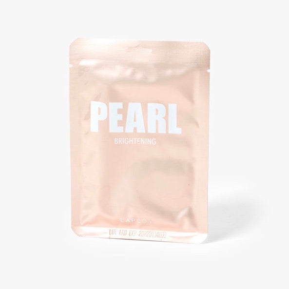 Lapcos Pearl brightening facemack pale pink packaging on a white background